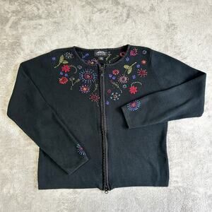 Vintage Icelandic Design Silk Blend Sweater M (Runs Small)